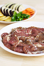 北海道名物の羊肉料理、ジンギスカン