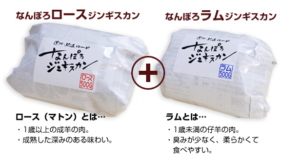 ジンギスカン2種セットのセット内容